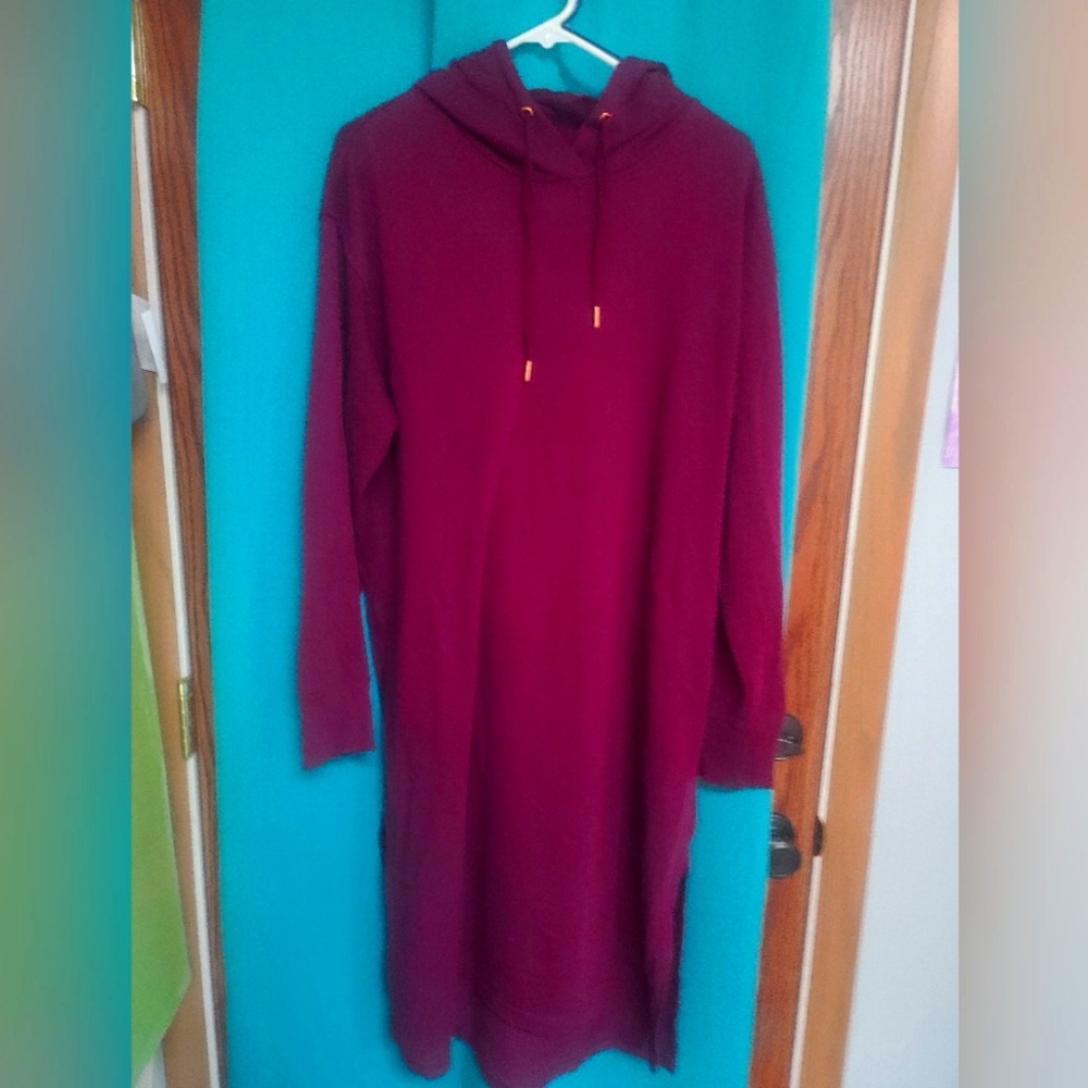 L Tall Hoodie Dress